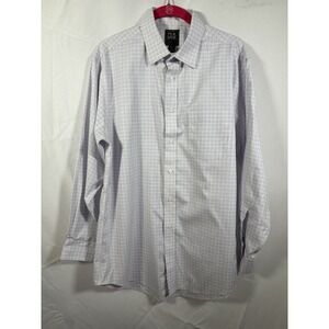 Jos.A.Bank Shirt Size 16-32 Cotton Button Up slim fit